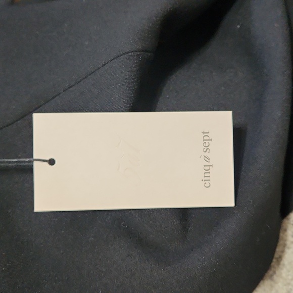 New Cinq a Sept Size 2 Black Angel Ring Back Cocktail Party Dress - Picture 10 of 11